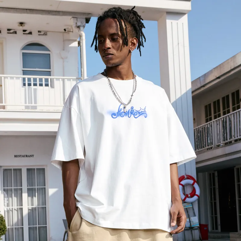 FFOMKE 100% Cotton Short Sleeved T Shirts Unisex-14