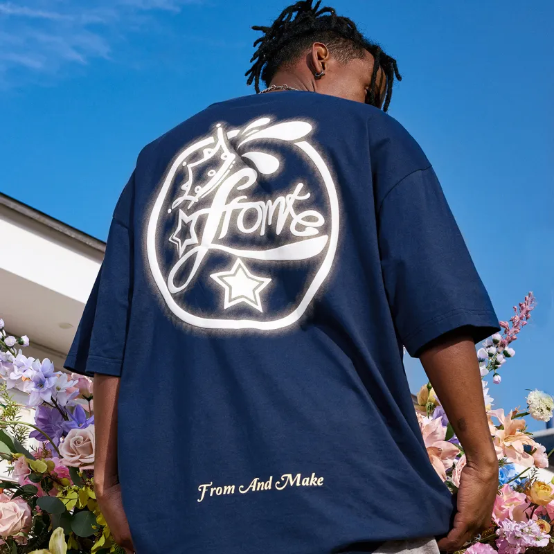 FFOMKE 100% Cotton Short Sleeved T Shirts Unisex-33