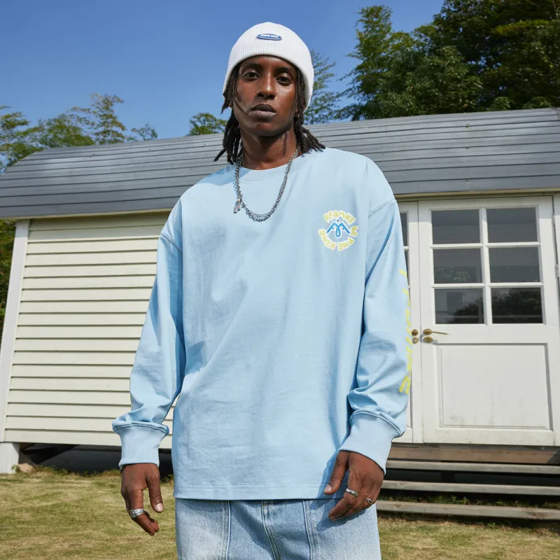FFOMKE T Shirt Unisex Light Blue-2