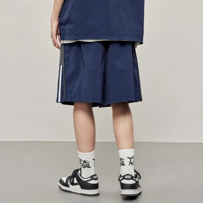 FFOMKE Casual Shorts Unisex Dark Blue-3
