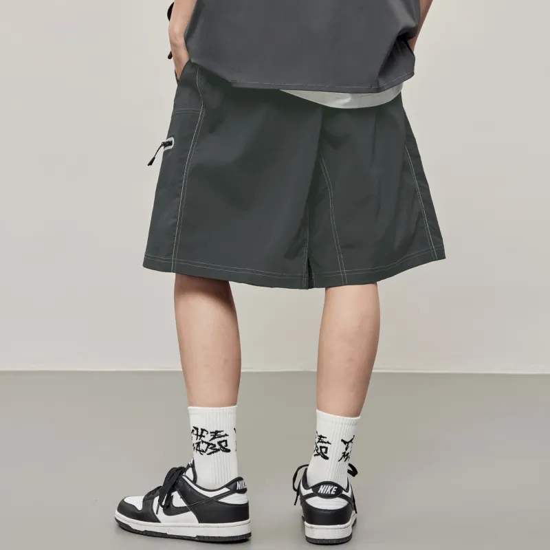 FFOMKE Casual Shorts Unisex Dark Gray-3
