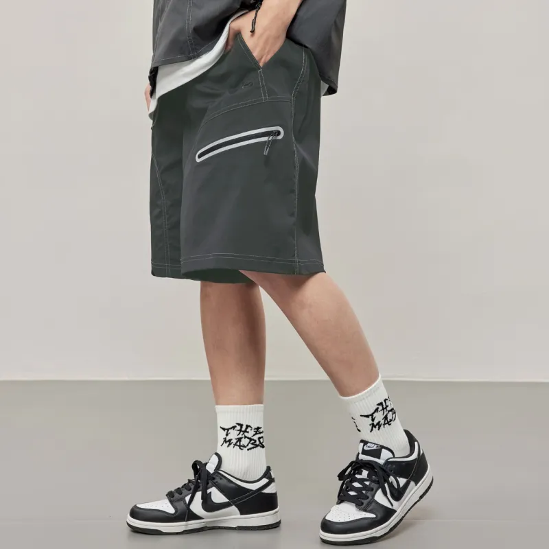 FFOMKE Casual Shorts Unisex Dark Gray-5