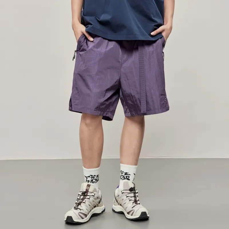 FFOMKE Casual Shorts Unisex Purple-4