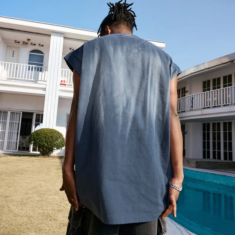 FFOMKE Tank Tops Unisex Dark Gray-2