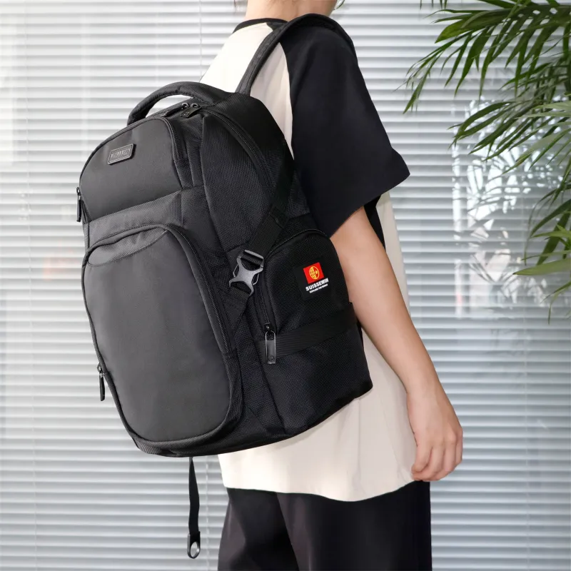 SUISSEWIN Polyester Students Casual Laptop Bag Regular Unisex Multicolor-4