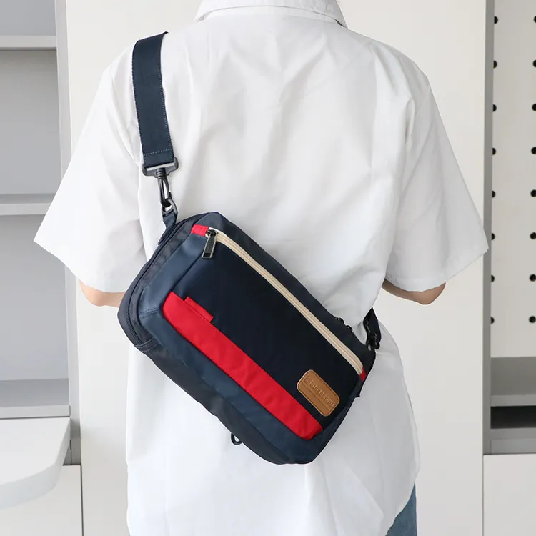 SUISSEWIN Polyester Lunch Box Bag Sling Bag Regular Unisex Black-6