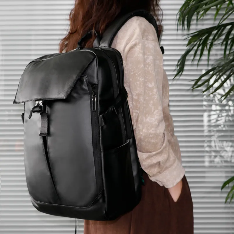 Granite Gear Recycled Leather Membrane Material Mountaineering Bag Backpack Men's Black-4