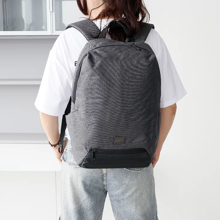 SUISSEWIN Oxford Fashion Design Large Capacity Student Laptop Bag Regular Unisex Black/Gray/Dark Gray-15