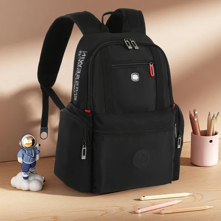 SUISSEWIN Polyester Backpack Regular Unisex Black/Gray/Camouflage-3