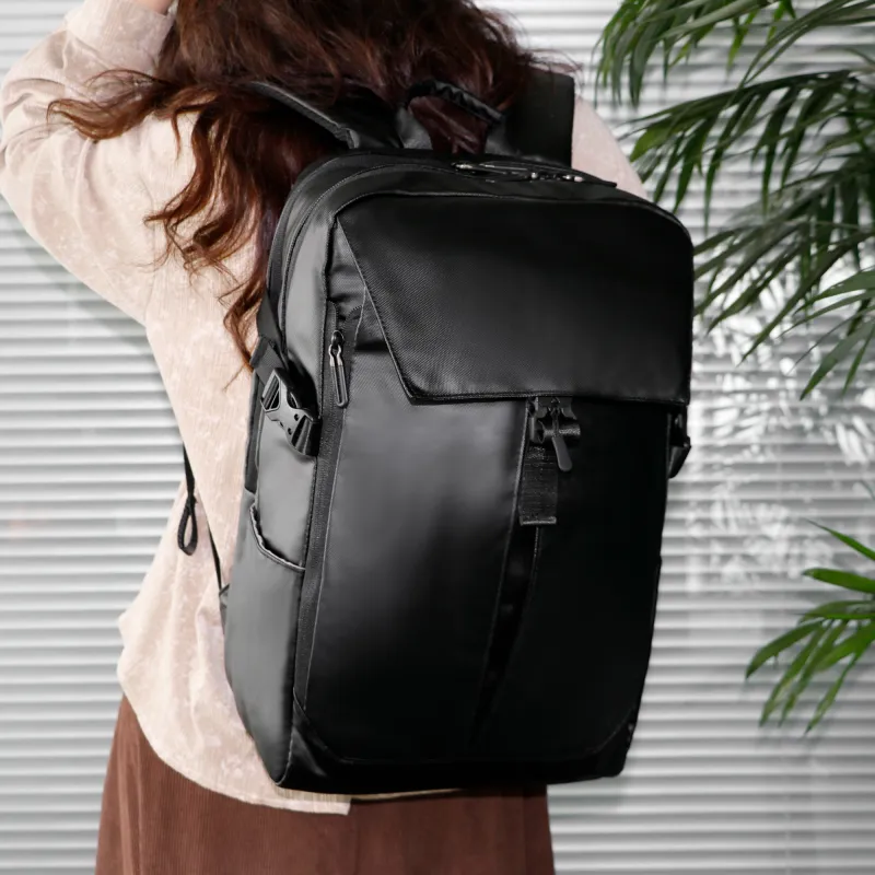 Granite Gear Recycled Leather Membrane Material Mountaineering Bag Backpack Men's Black-5