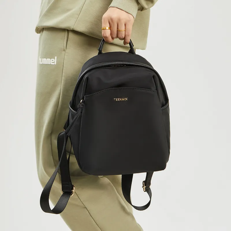 Teenmix Polyamide Backpack Medium Size Women's Black-3
