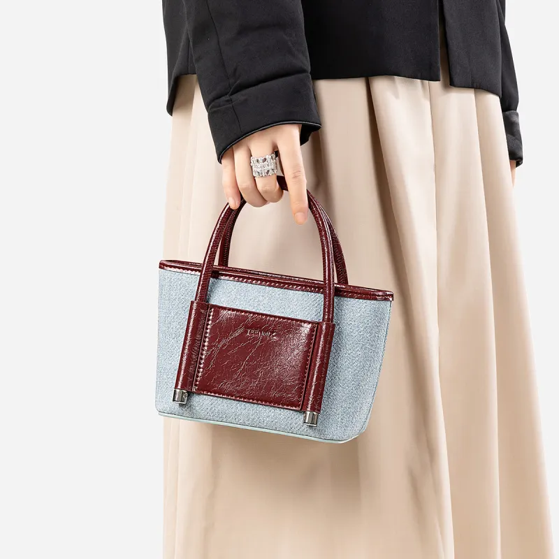 Teenmix Handbags Blue-5