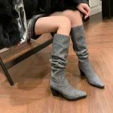 AIQINISHA Knee-high Boots 8cm Women's