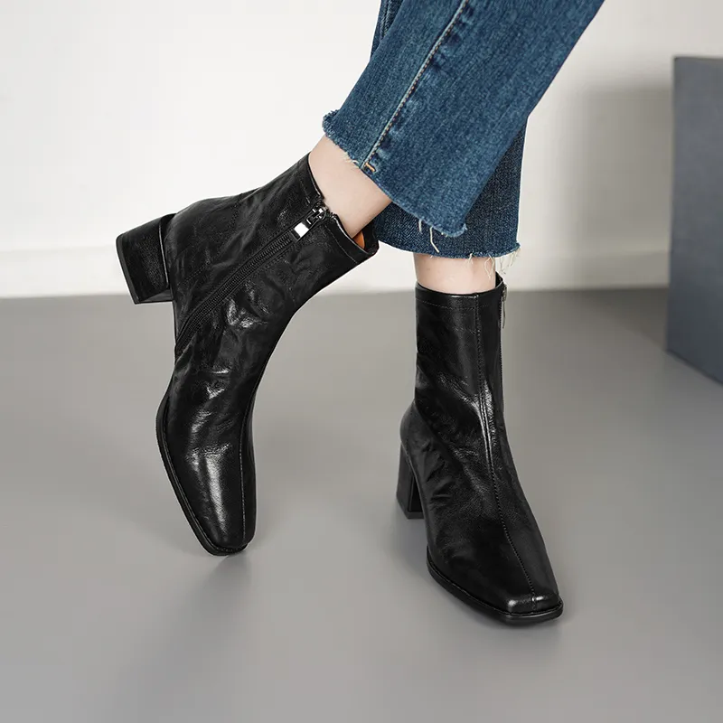 AIQINISHA Ankle Boots 4.5 Cm Women's-2