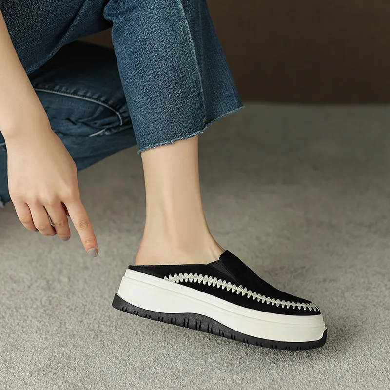 AIQINISHA Wrap toe Slippers 4.5cm Women's-1