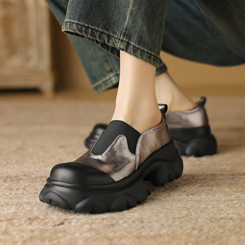 Loafers Unlined Shoes 6cm Women's-12