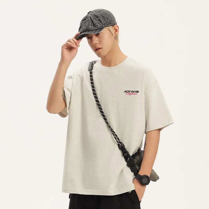 YK&YB Short Sleeved T Shirts Unisex-8