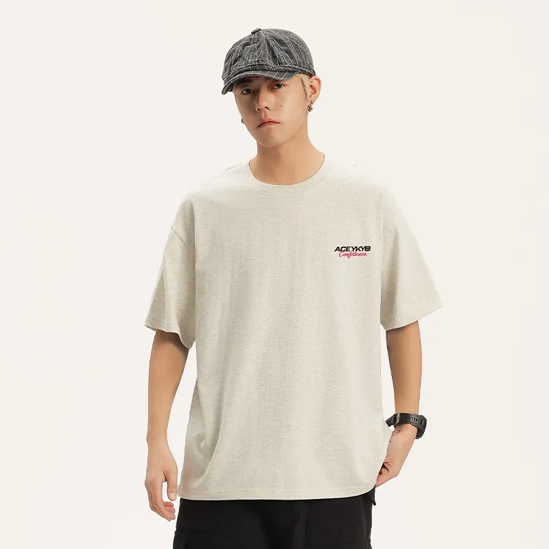 YK&YB Short Sleeved T Shirts Unisex-9