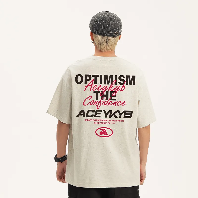 YK&YB Short Sleeved T Shirts Unisex-7