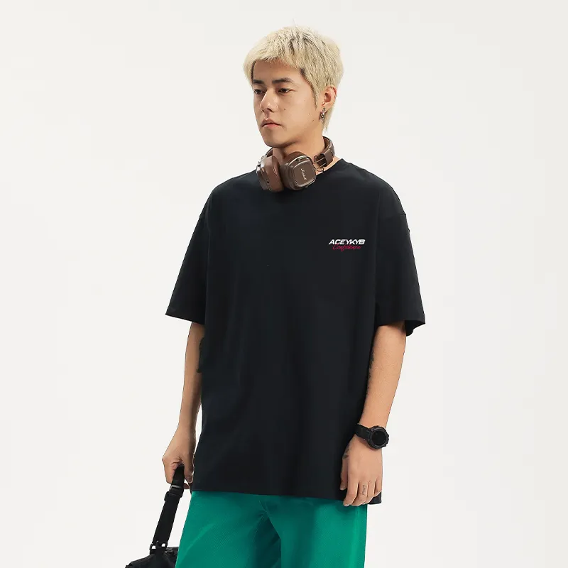 YK&YB Short Sleeved T Shirts Unisex-14