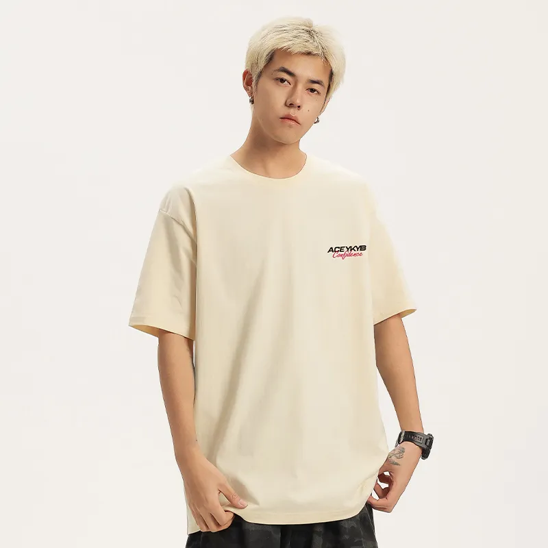 YK&YB Short Sleeved T Shirts Unisex-18
