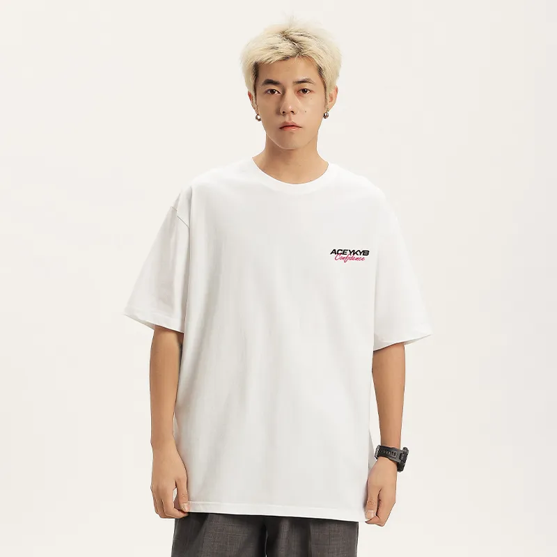 YK&YB Short Sleeved T Shirts Unisex-3