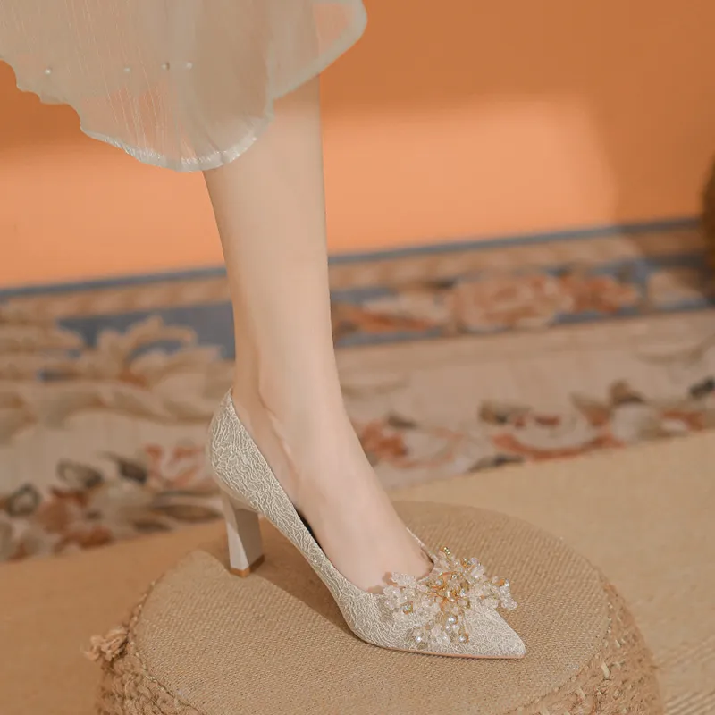 Varib High Heels Women's Champagne-6