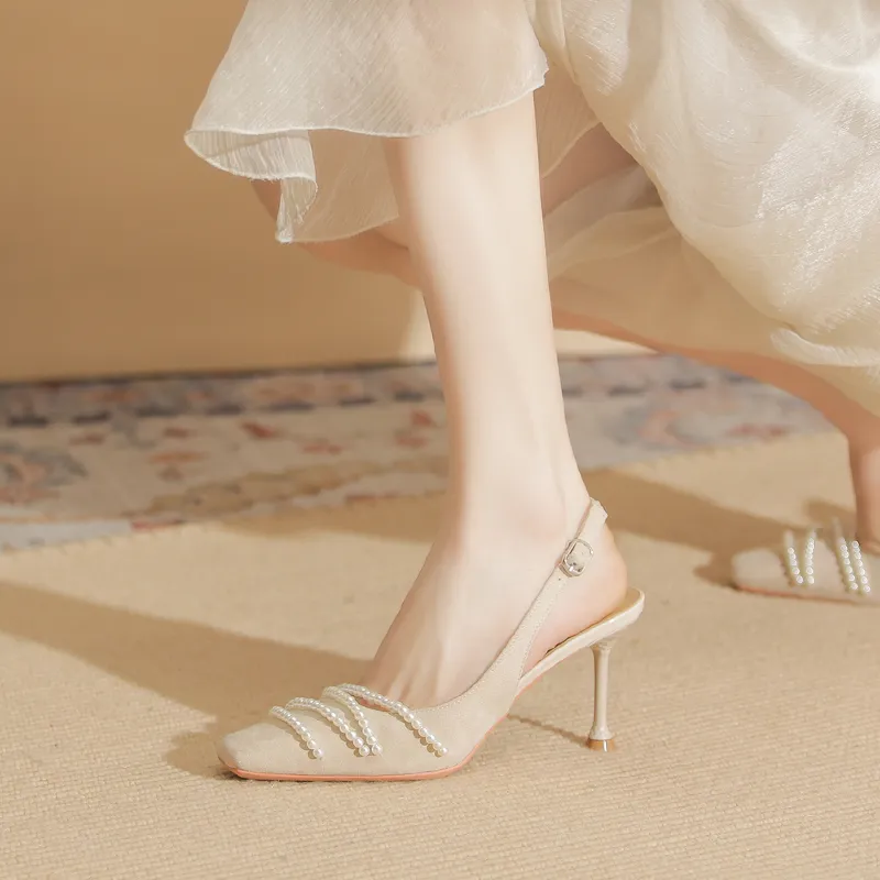 Varib Slim Heel High Heels 7.5cm Women's-1