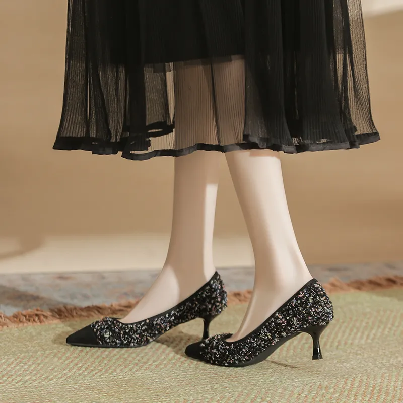 Varib Slim Heel High Heels Women's-17