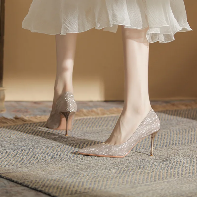 Varib Slim Heel High Heels Women's-7