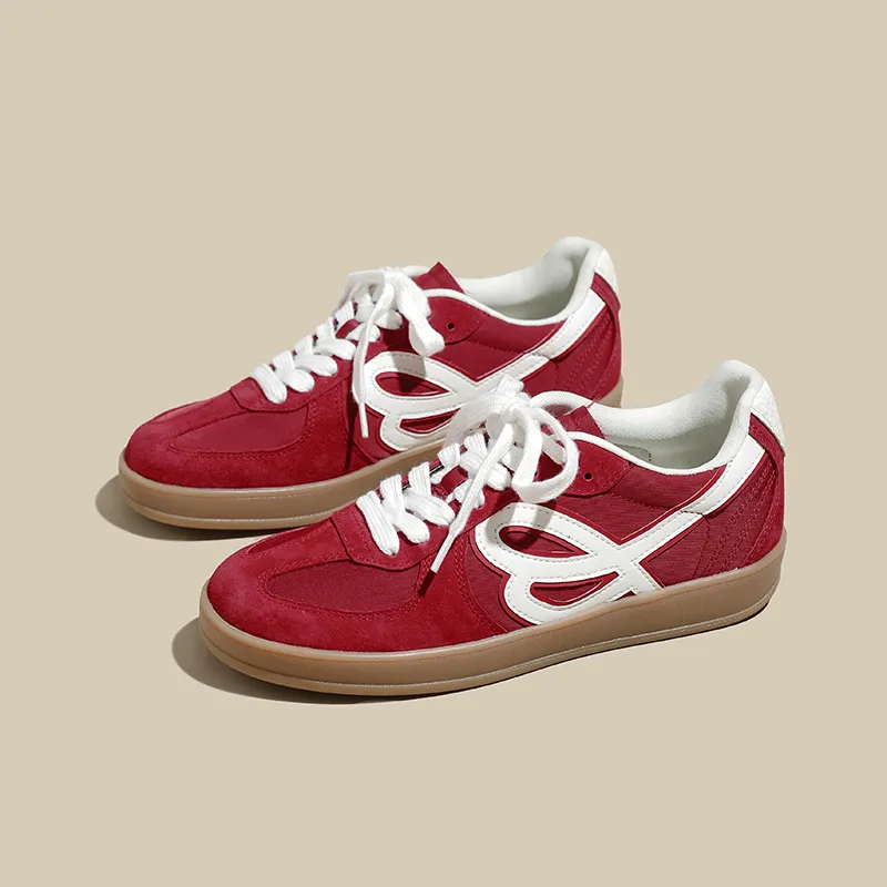 Varib Anti Slip And Wear Resistant Coverage Low Top Skateboard Shoes Women's-7