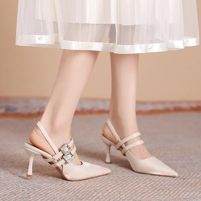 Varib Slim Heel High Heels 7CM Women's-11