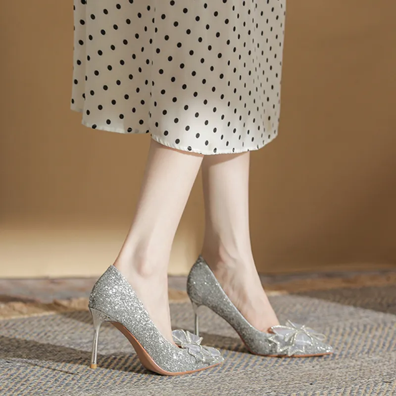 Varib Slim Heel High Heels Women's-4