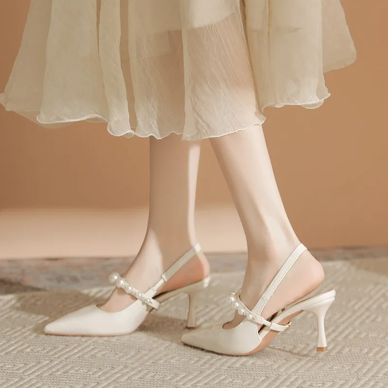 Varib Slim Heel High Heels 7cm Women's-3