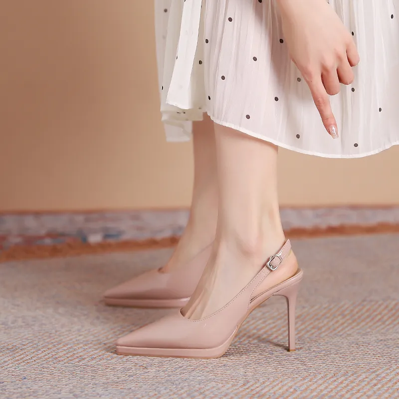 Varib Slim Heel High Heels 10CM Women's-10