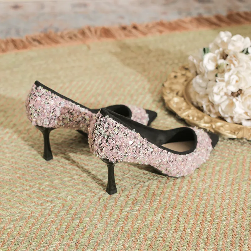 Varib Slim Heel High Heels Women's-7