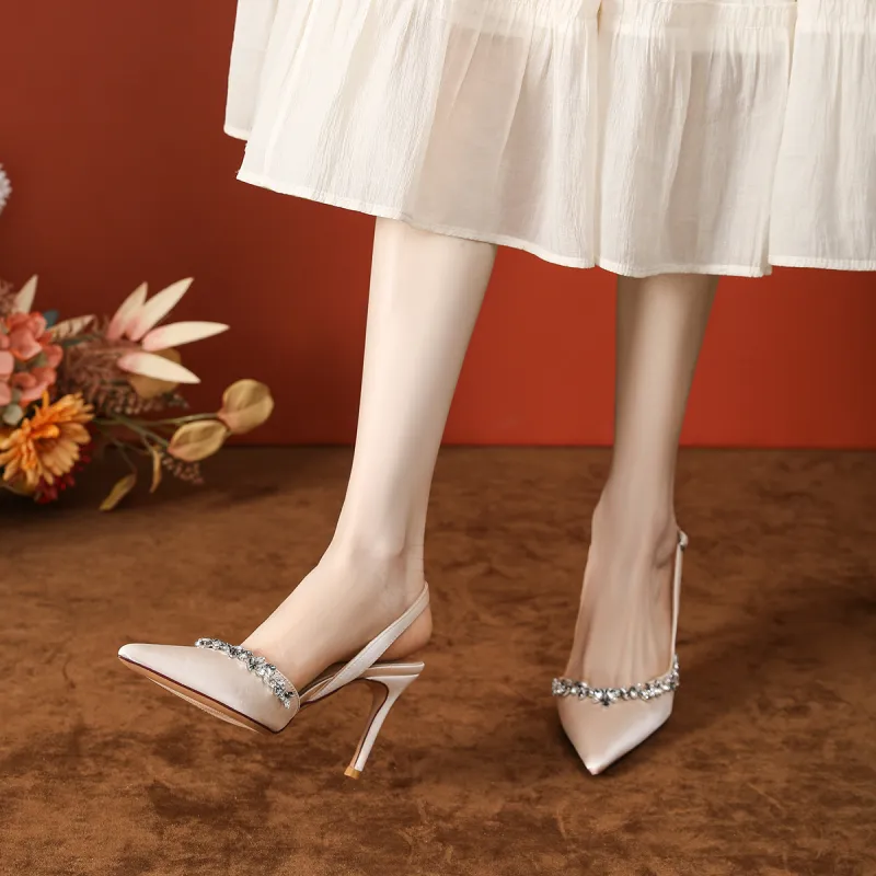 Varib Slim Heel High Heels 8cm Women's-6