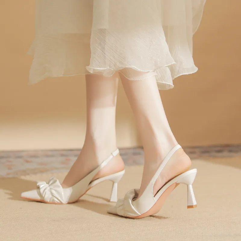 Varib Slim Heel High Heels 7.5cm Women's-4