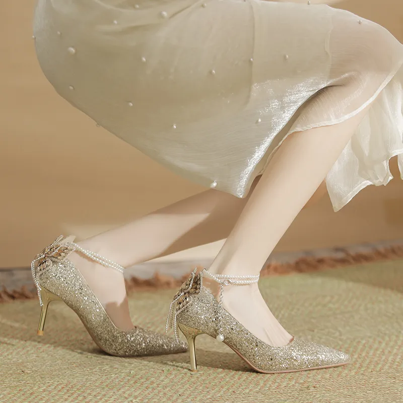 Varib Slim Heel High Heels Women's-3