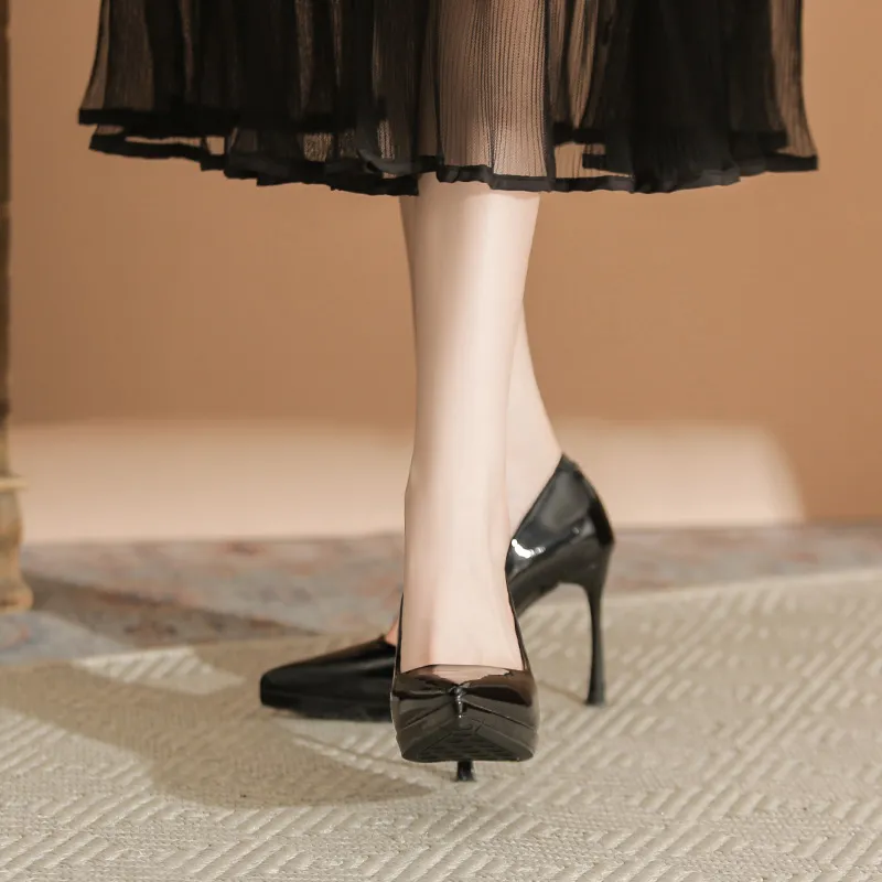 Varib Slim Heel High Heels Women's-4