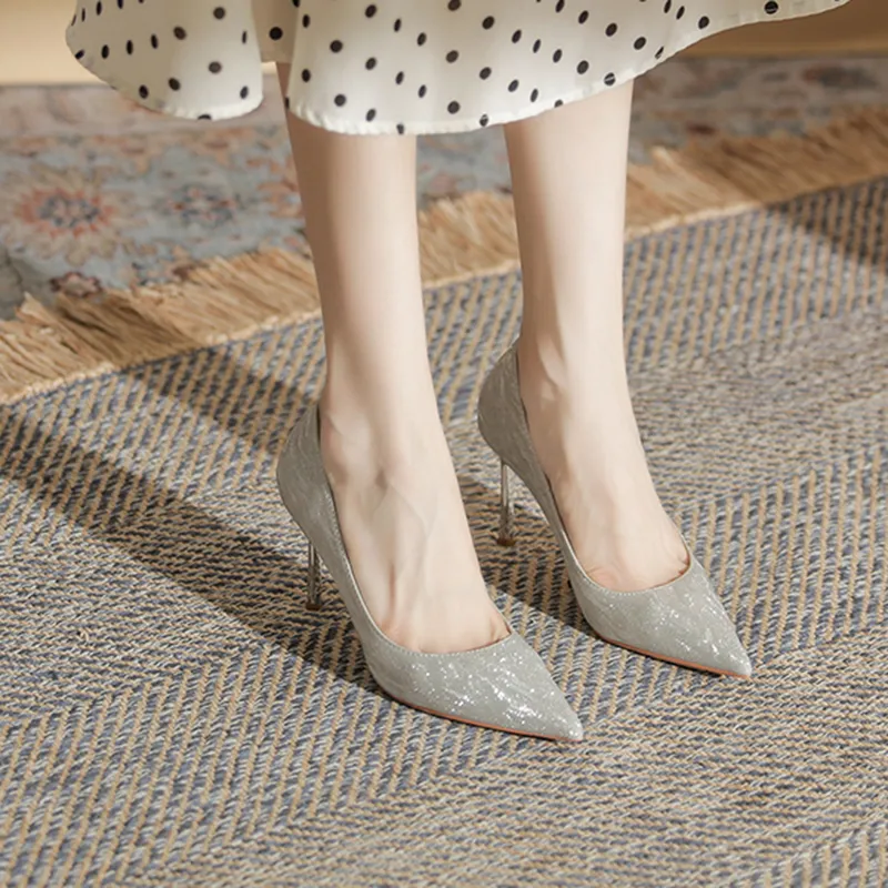 Varib Slim Heel High Heels Women's-1