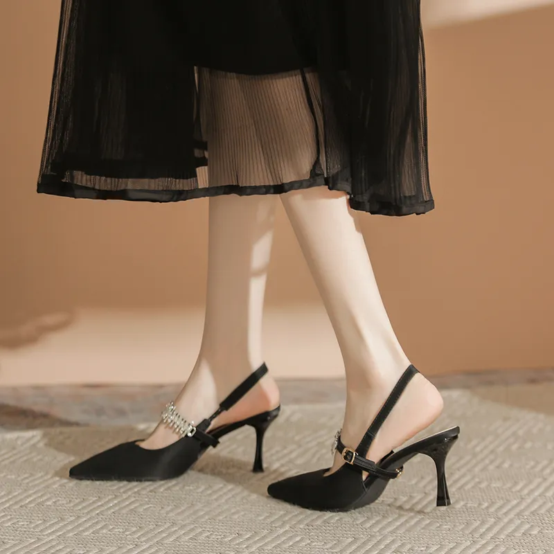 Varib Slim Heel High Heels 7cm Women's-3
