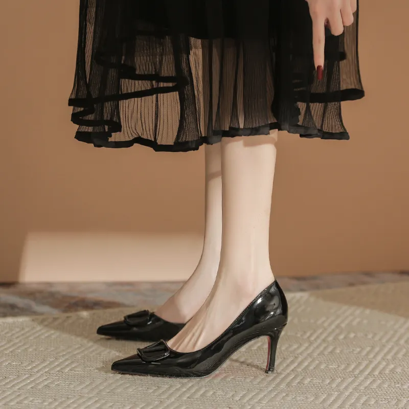 Varib Slim Heel High Heels Women's-4