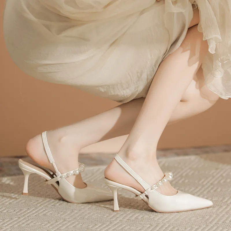 Varib Slim Heel High Heels 7cm Women's-1