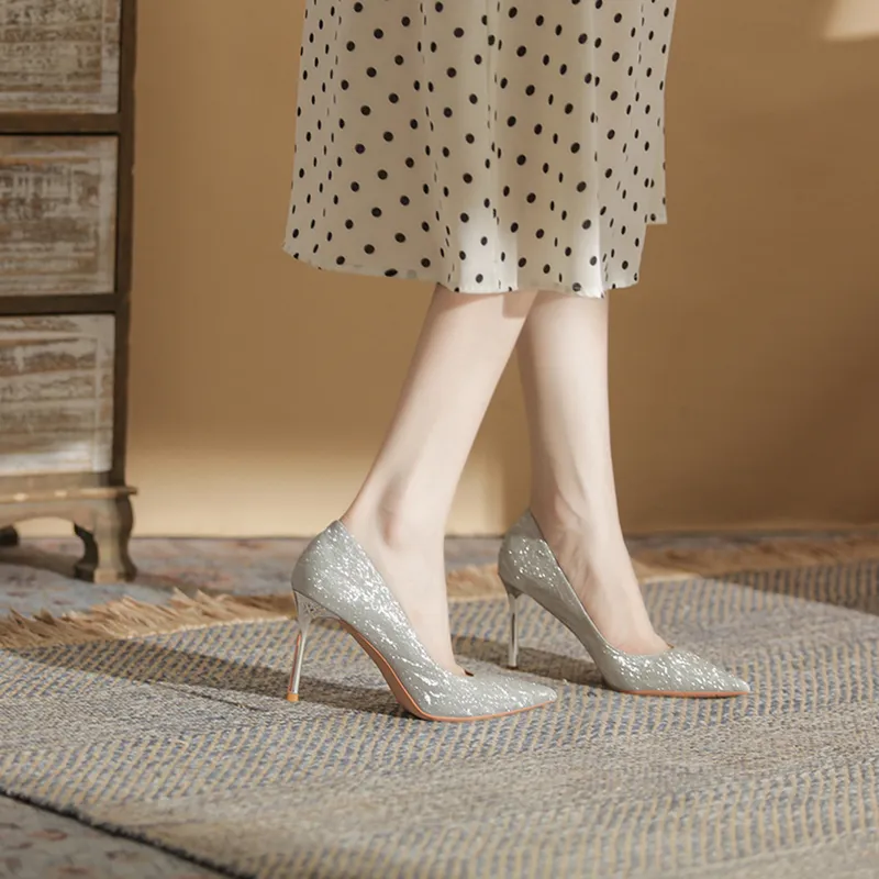 Varib Slim Heel High Heels Women's-3