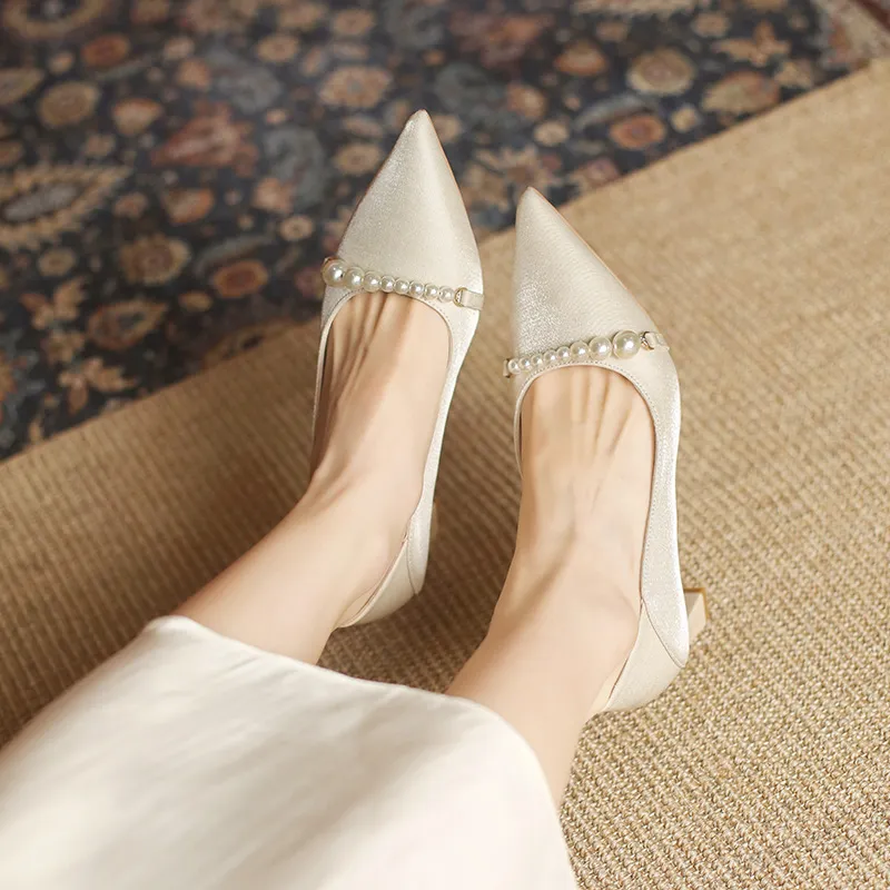 Varib Chunky Heel High Heels 6CM Women's-6
