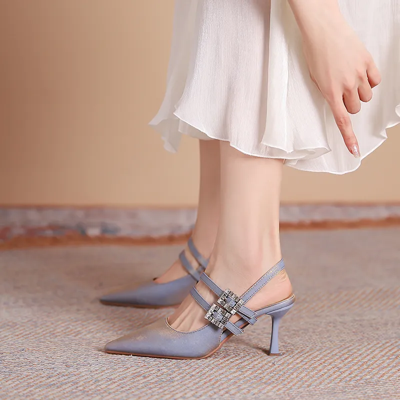 Varib Slim Heel High Heels 7CM Women's-2