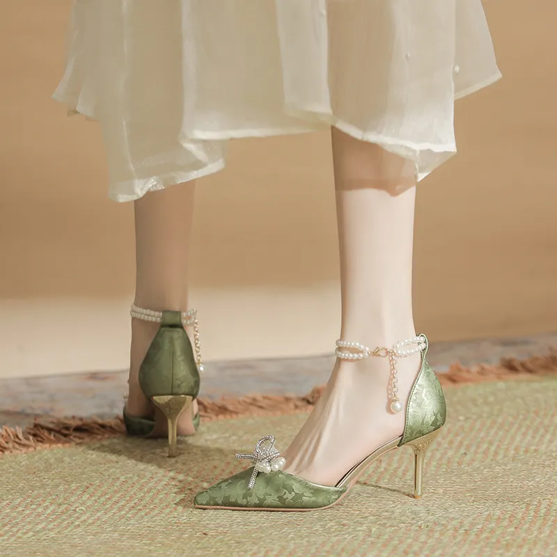 Varib High Heels Women's Green-2