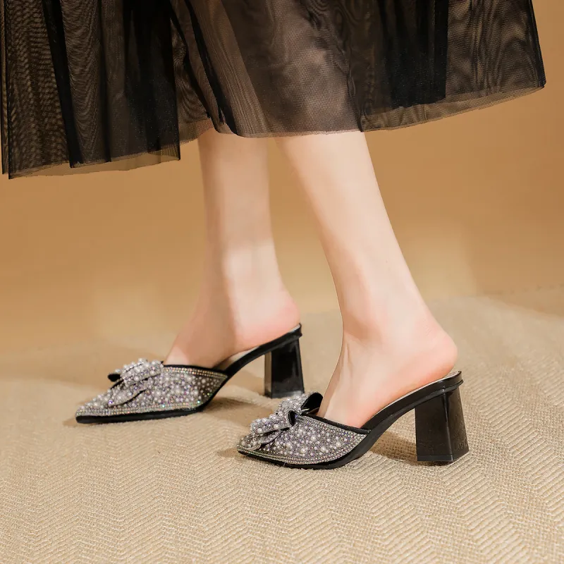 Varib Slip Resistant Abrasion Resistant Closed Toe Slippers Women's-11
