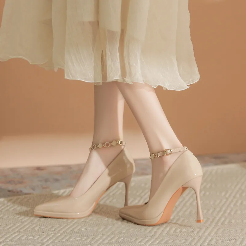 Varib Slim Heel High Heels 8/10cm Women's-13